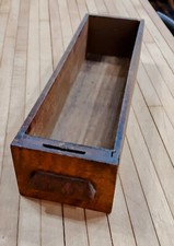 002 Antique Wooden Sewing Machine Drawer – Rustic Primitive Storage picture