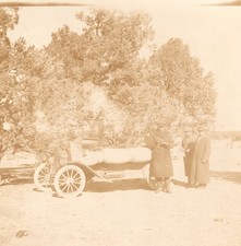 Early Auto Car Expedition Desert Canyon Real Photo Postcard c1910 RPPC picture