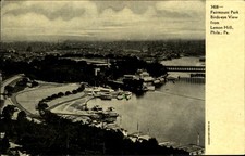 Fairmount Park ~ birds eye view from Lemon Hill ~ Philadelphia PA ~ UDB c1905 picture