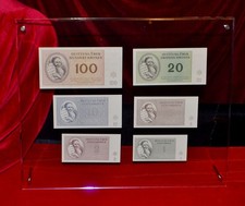 Genuine Original HOLOCAUST MONEY Set Ghetto Concentration Camp WWII Frame, WW2 picture