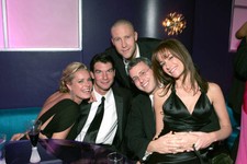 Rebecca Romjin Jerry O Connell and Michael Rosenbaum with guest Old Photo picture