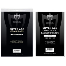 500 Silver Comic Bags and Boards - Archival Safe Book Storage Acid Free picture