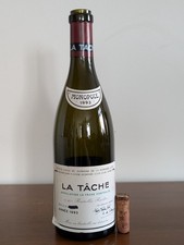 DRC La Tâche 1993 Empty Wine Bottle | Domaine de la Romanée-Conti + Cork picture