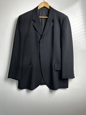 EMPORIO ARMANI Vintage Y2K | Black Wool Blazer Sport Coat | IT 52 US 42 picture