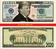 Donald Trump 2020 Dollar Bill MAGA Novelty Funny Money -BUY ONE, GET TWO  picture