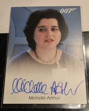 2017 James Bond Archives Final Edition Michelle Arthur Full Bleed Autograph Card picture