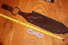  Custom THICK leather {KABAR-BK-9 BECKER} Knife Sheath- USA picture