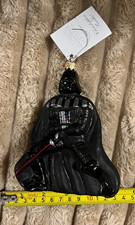 Vintage 1999 Christopher Radko Star Wars Darth Vader Hand-Blown Glass Ornament picture