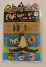 Vintage Halloween Topstone Comic Make-Up Disguise Kit in Package picture