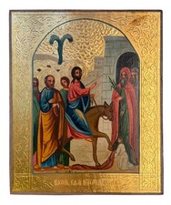 Icon of the Entry of the Lord into Jerusalem picture