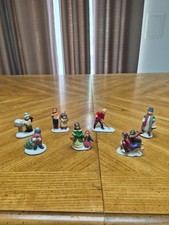 Set of 7 Porcelain Townspeople Exclusive for Lemax picture
