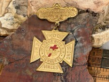 Vintage 1904 Masonic Knights Templar Pilgrimage to San Francisco Medal--2438.26 picture