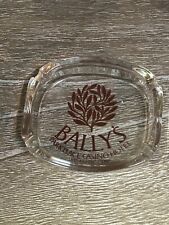 Vintage Bally's Casino Park Place Hotel Room Glass Ashtray Atlantic City picture