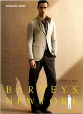 2010 • Armani Collezioni Barneys New York PRINT AD • POSTER • Mens Fashion LA.42 picture
