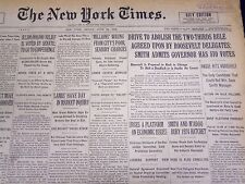 1932 JUNE 24 NEW YORK TIMES - ROOSEVELT HAS 570 VOTES - NT 4035 picture