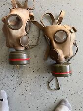 Antique French M 51 WW2 Gas Masks picture