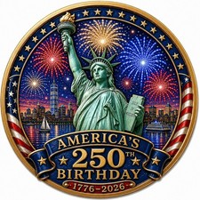 2025 America's 250 Anniversary Collectible Refrigerator Magnet picture