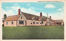 Durham NC Hope Valley Country Club Gold Course Raleigh Vtg Postcard D12 picture