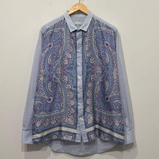 Etro Men Vhtf Made In Italy Silk Paisley Pattern Shirt 42 Big Limited Edition VH picture
