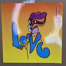 Vintage Peter Max “LOVE” Unused Greeting Card Psychedelic Pop Art No Envelope picture