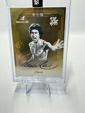 2026 Keepsake Bruce Lee #PC-17 Gold Rainbow 4/10 Encased picture