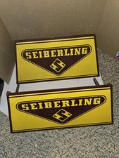Vintage 1950's Seiberling Tire Retail Auto Store Display Rack Stand Holder Sign picture