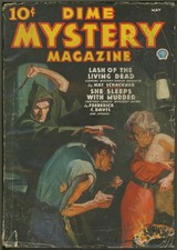 Dime Mystery 1936 May, #42 Tom Lovell bondage cover.    Pulp picture
