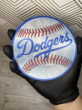 MLB LA Los Angeles Dodgers 3D Lenticular Motion Sticker Car Decal Peeker Laptop picture
