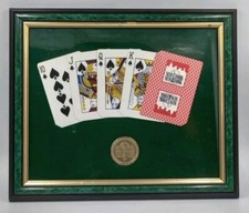 Vintage 90s New York New York Hotel & Casino Playing Cards 10 J Q K A & $1 Token picture