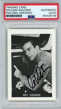 William Shatner 1967 Leaf Star Trek #64 Rookie PSA/DNA Autograph Captain Kirk RC picture