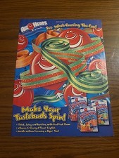 Air Heads Fruit Spinners Snacks 2004 Vintage Print Ad 8x11 picture