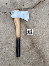 Bad-Axe Wedge Banger / Camp Axe, 3.2lb Mann Axe Head on 19in Miner Handle picture