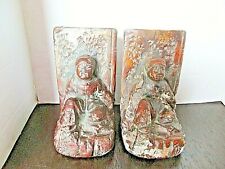 *PAIR (2) OF ATTILA TIVADAR REPRODUCTION  BOOKENDS - Figures Sitting Awesome picture
