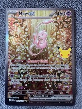 Mew EX 152/128 Pokemon 30th Celebration Holo NM++ picture
