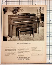 1964 Hammond Piano Organ Ad New York World's Fair Vintage Ephemera picture