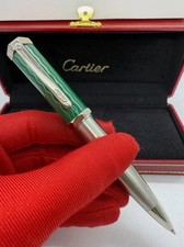 Cartier Roadster Ballpoint Pen Green Rare Luxury Writing Gift New Full Box 2026 picture