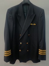 bmi British Midland Senior FO Pilot Jacket Blazer James Barry c.1997 3 Stripe picture