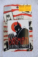 RARE FACTORY SEALED 1992 BATMAN THE ANIMATED SERIES PLAYING CARDS DC COMICS picture