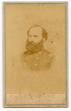 Civil War-era ink-signed CDV, surgeon W.H. Beck 145th Indiana Volunteer Infantry picture