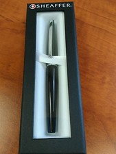 Sheaffer Taranis- Black -Fountain Pen W/Broad Nib 100% Authentic picture