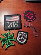 Five vintage biker patches LOT picture