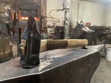  Left Diagonal Peen Forging Hammer 2LB 6OZ/ Hand Forged 4140 Steel in USA picture