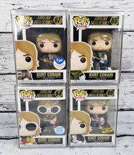 Funko Pop Kurt Cobain Set - #64 #65 #66 #67 FYE  Hot Topic Funko-Shop Exclusive picture
