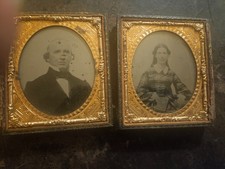 1850s Quarter Plate Double Ambrotype Hotchkiss Samuel the Immigrant Descendant picture