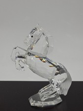 Swarovski Crystal Rearing Horse Figurine 7612 Made in Austria Vintage picture