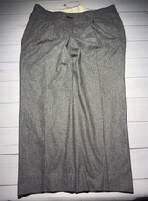 Vintage 90s Salvatore Ferragamo Pleated Wool Trousers Pants Made In Italy picture