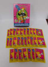 1990 Topps The Simpsons Trading Cards - 27 Sealed Packs & Box picture