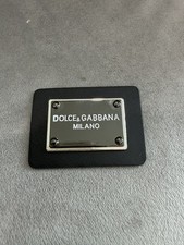 Metal Logo D&G Dolce&Gabbana Emblem Plate As Replacement For Lost/Missing Ones picture