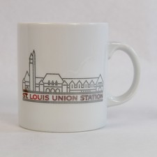 St. Louis Union Station Ceramic Coffee Mug Missouri Souvenir Japan Pre-Owned picture