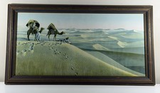 Grand Dunes Antique Lehnert & Landrock Héliogravure Photogravure Framed Camel picture
